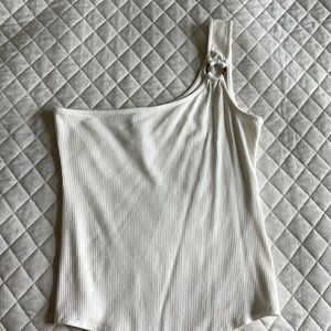 One shoulder body suit